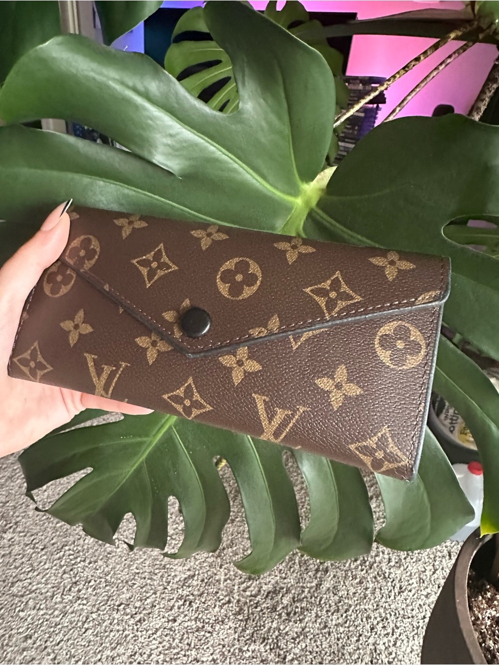Designer Inspired Monogram Wallet